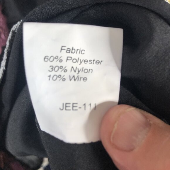 Jessakae Dress Womens Small Floral Jacquard Metallic Modern 3D Artsy NEW - Picture 9 of 16